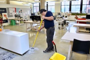 Mopping - Office Space Illinois
