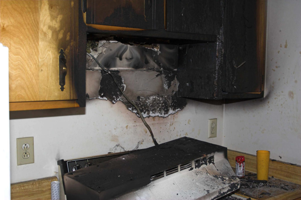 Fire Damage - Burn Marks - Kitchen - Chicago