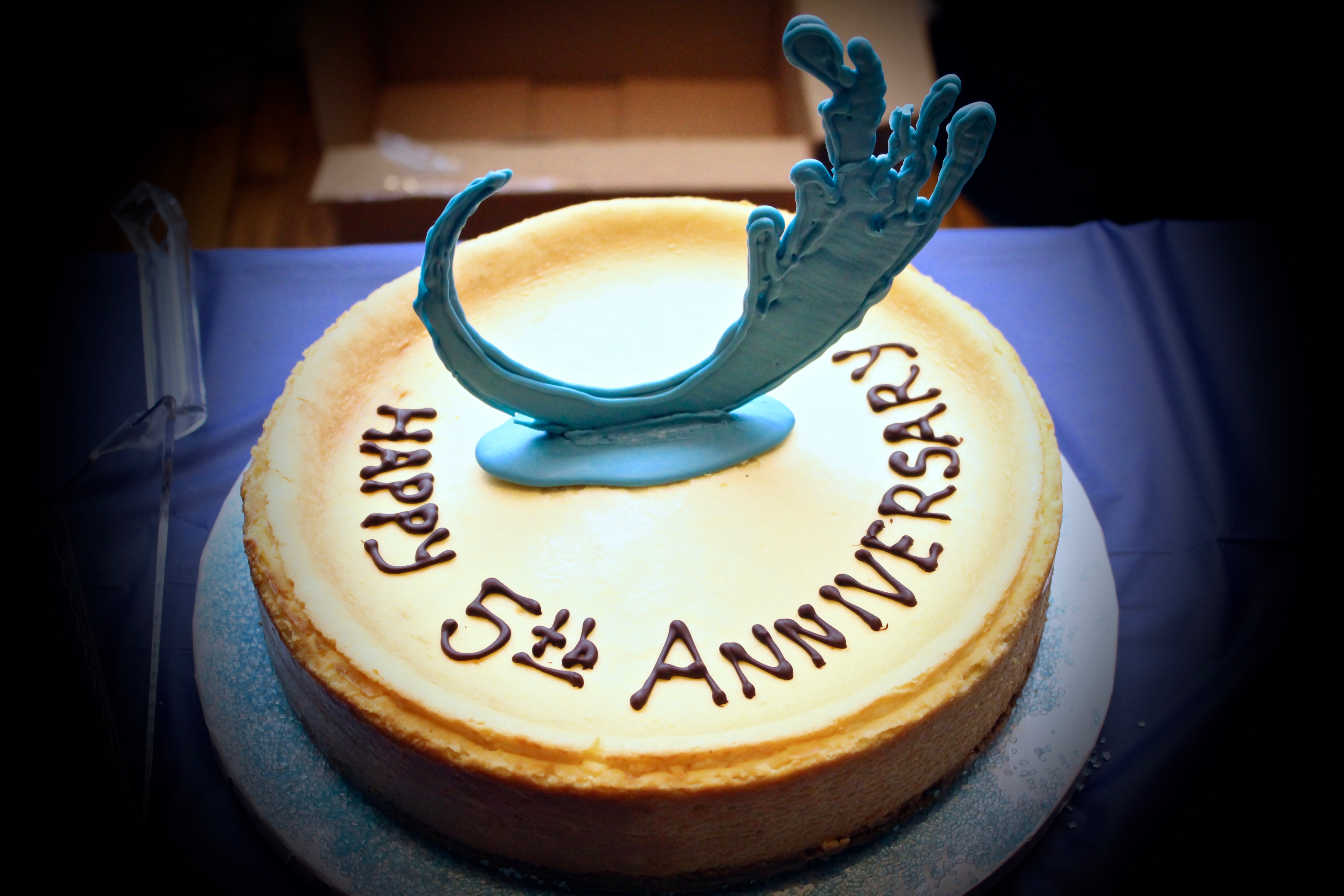 Blu Commercial Cleaning 5 Year Anniversary Cake